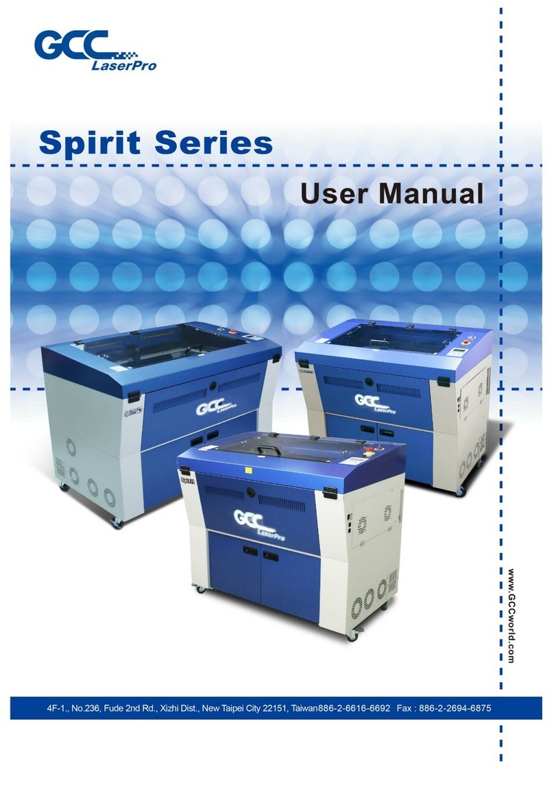GCC Technologies LaserPro Spirit Series User manual