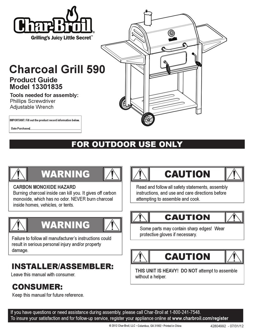 Char-Broil 590 Product guide Char-Broil 590 Product guide