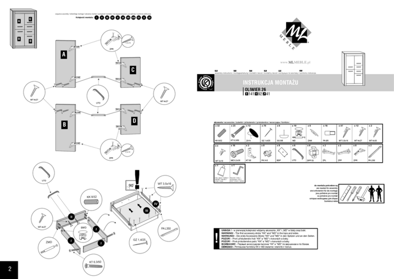mlmeble OLIWIER 26 User manual mlmeble OLIWIER 26 User manual