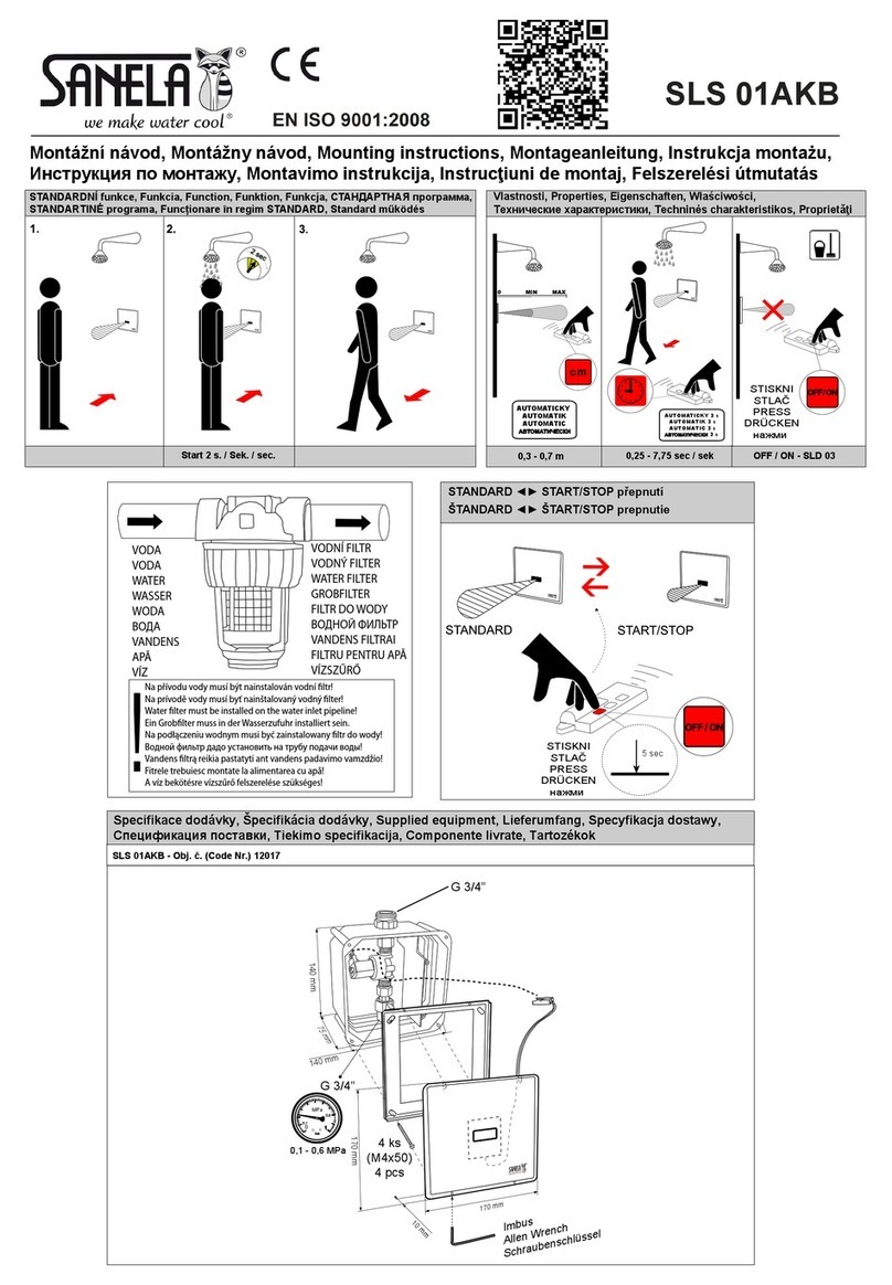 Sanela 12017 Mounting instructions