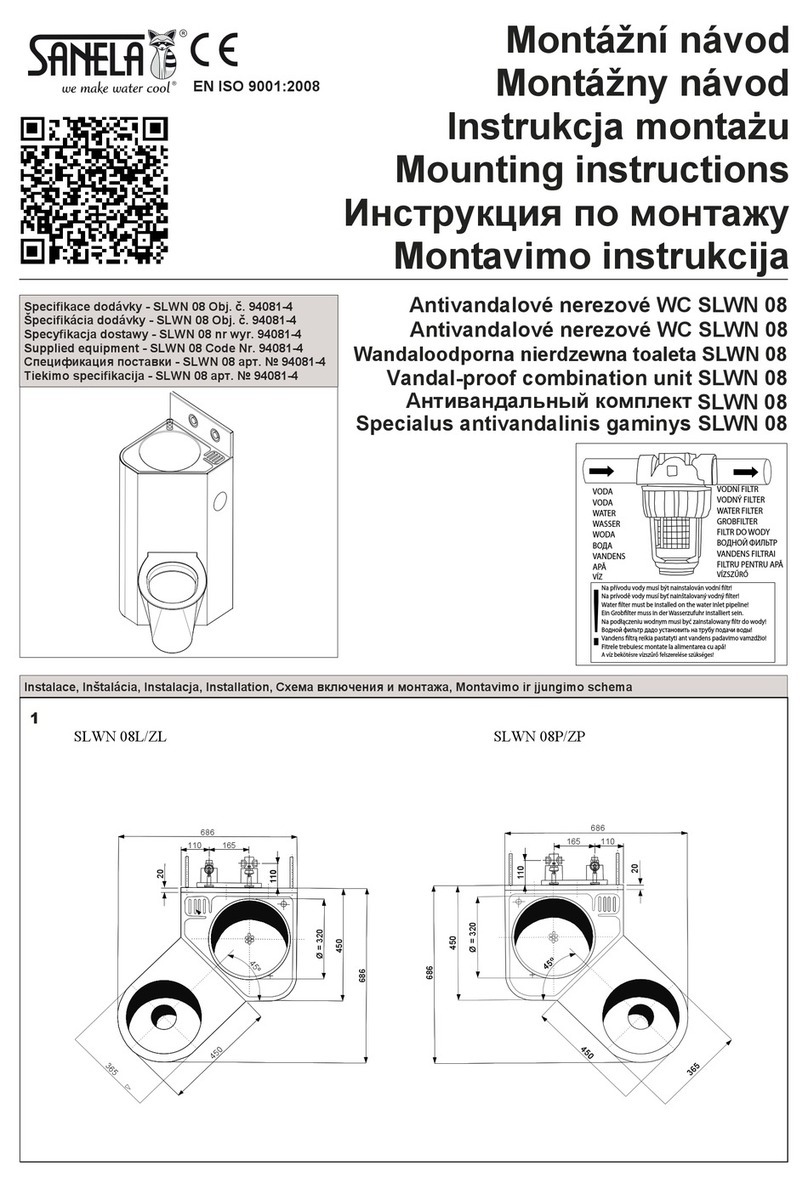 Sanela SLWN 08 Mounting instructions