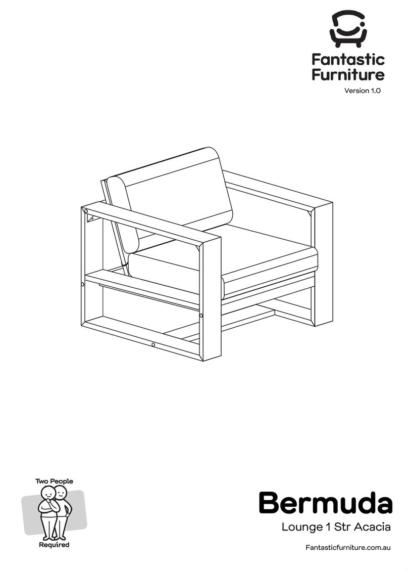 fantastic furniture Bermuda manual