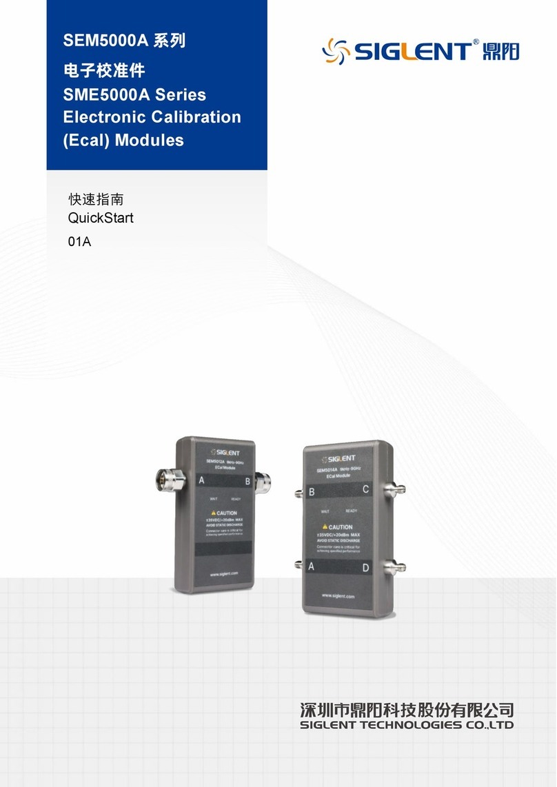 SIGLENT SEM5000A Series quick start