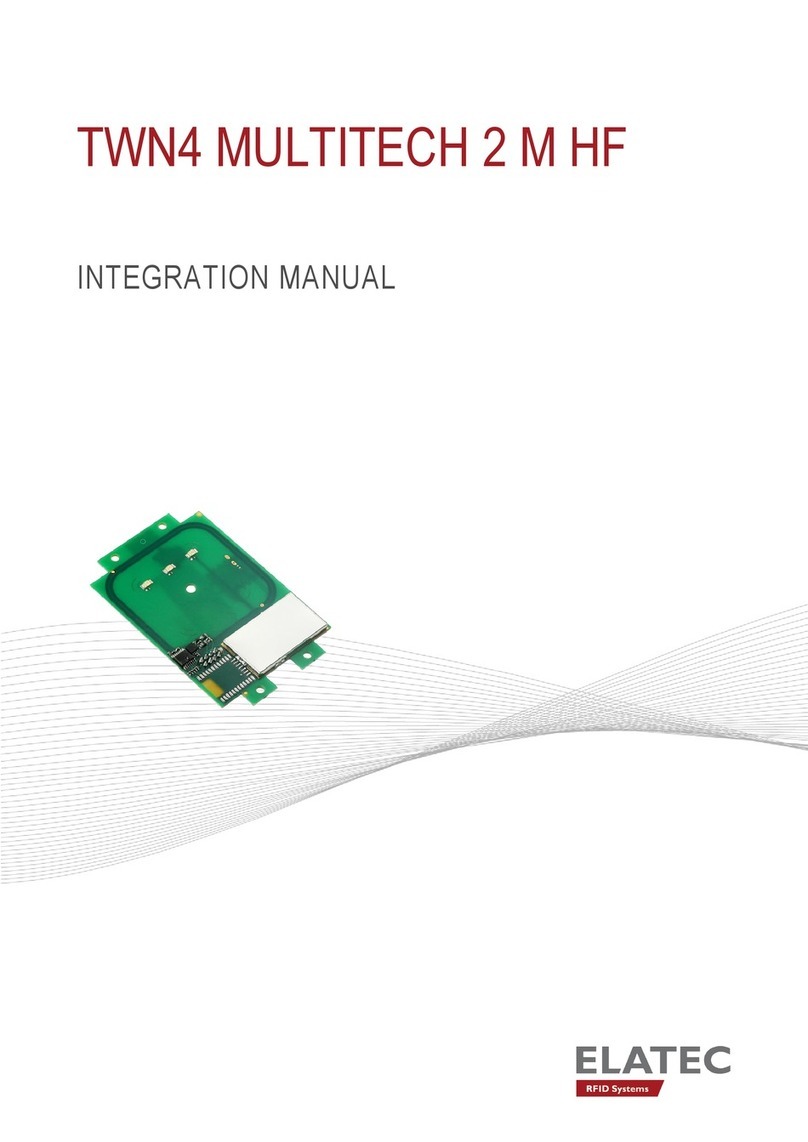 Elatec TWN4 MultiTech 2 HF Use and care manual