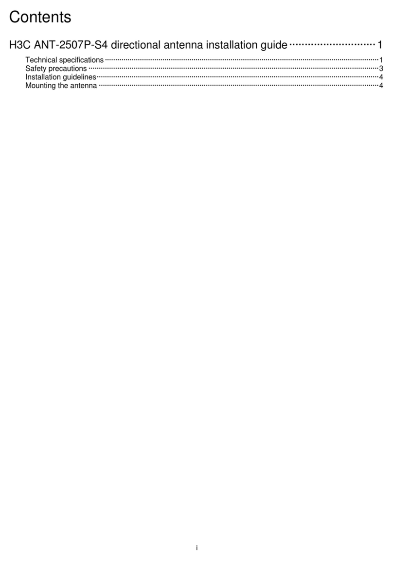 H3C ANT-2507P-S4 User manual H3C ANT-2507P-S4 User manual