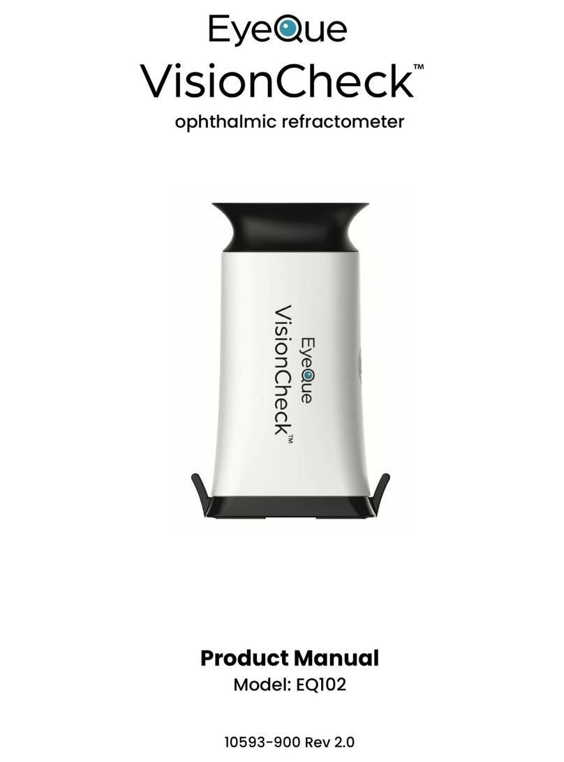 EyeQue VisionCheck EQ102 User manual
