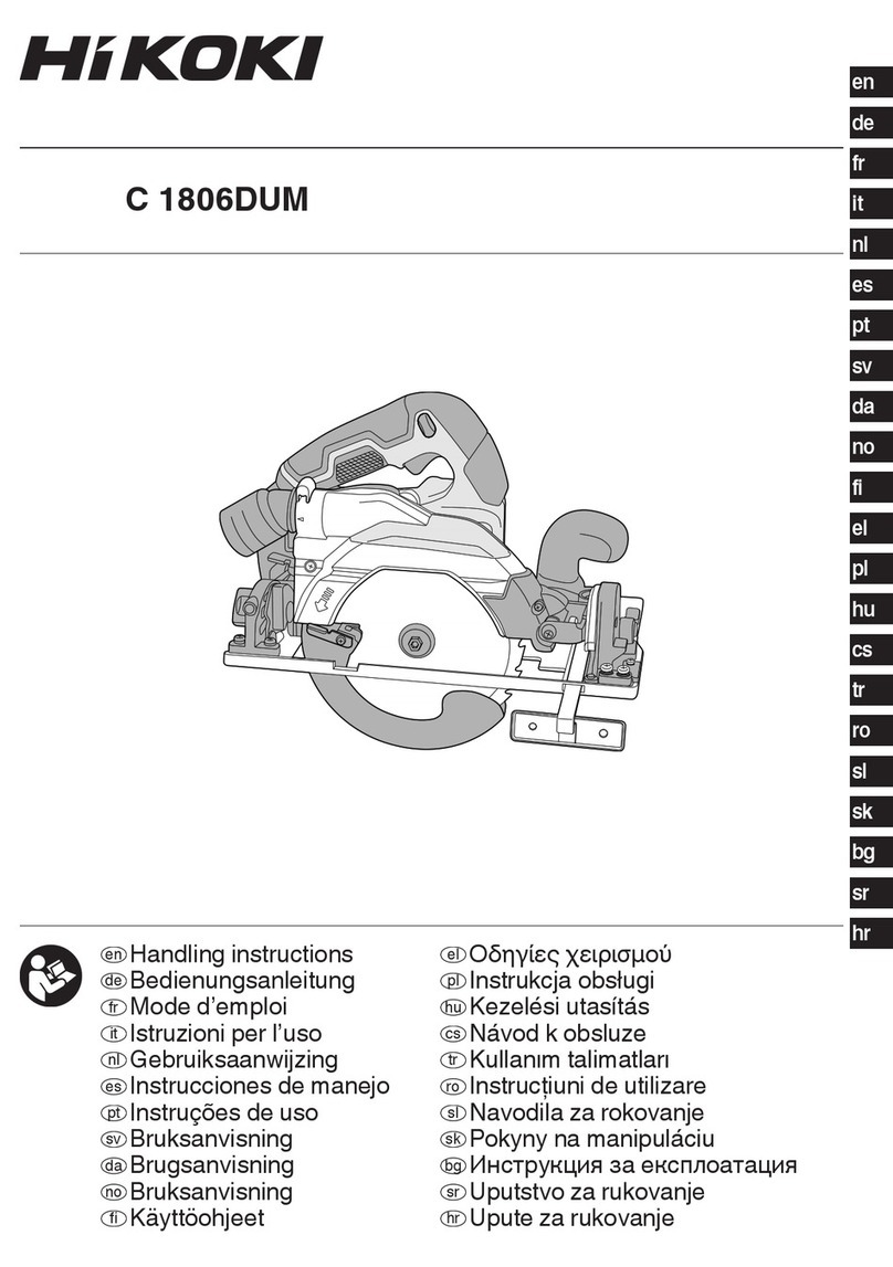 HIKOKI C 1806DUM User manual HIKOKI C 1806DUM User manual