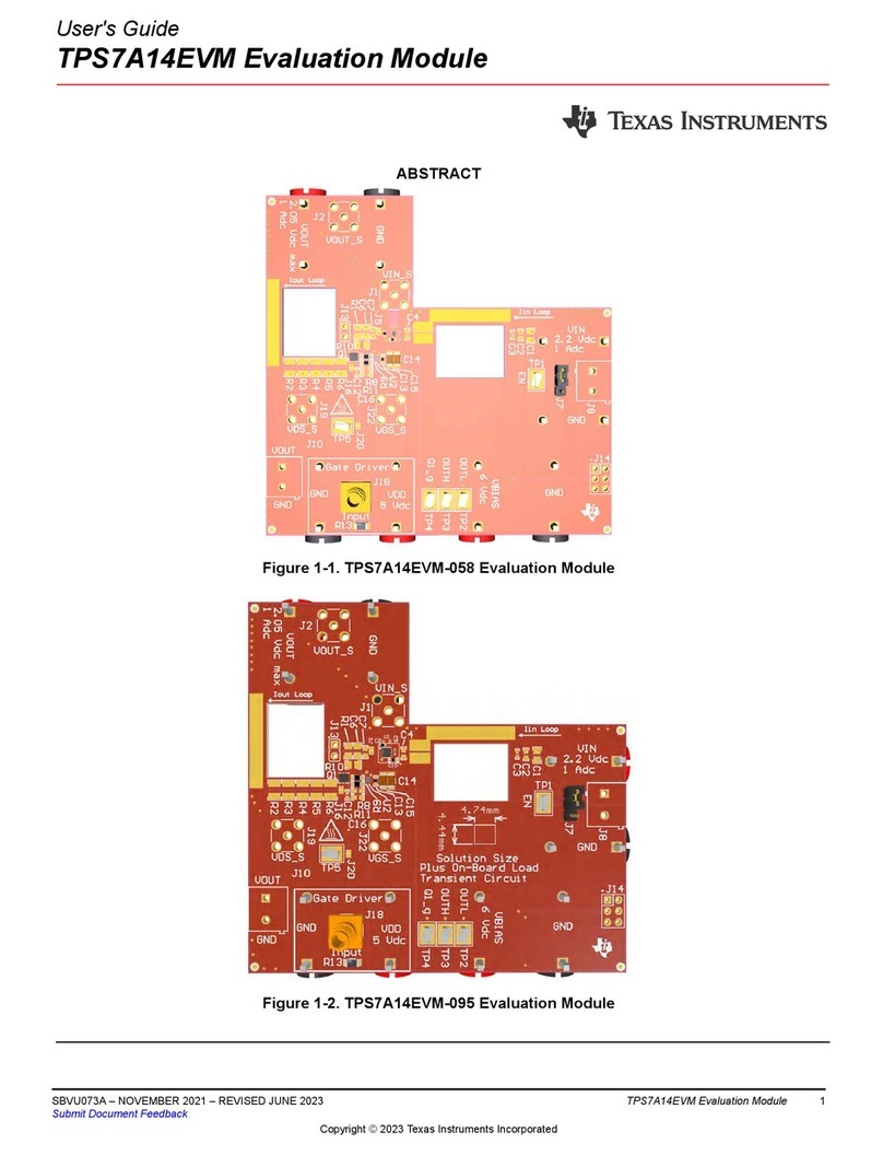 Texas Instruments TPS7A14EVM User manual