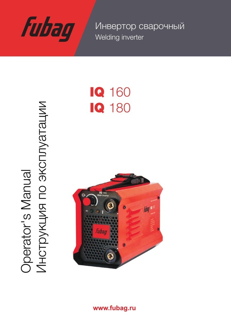 Fubag IQ 160 Operator's manual