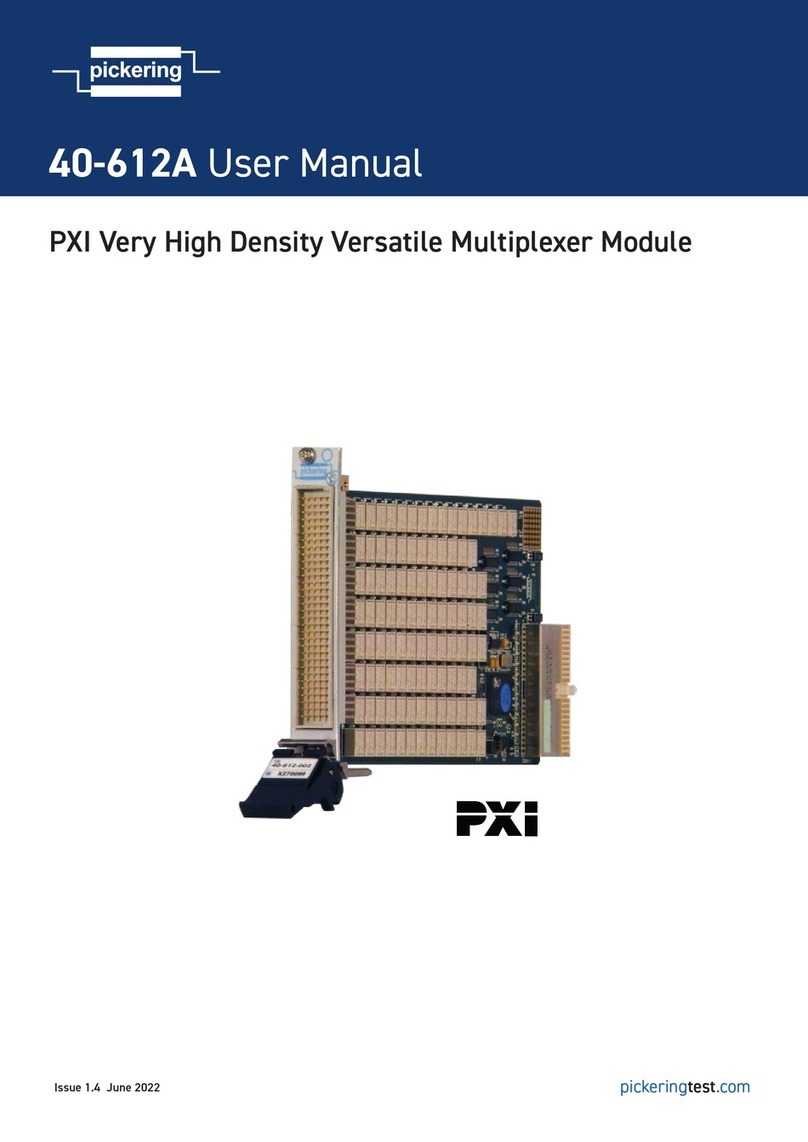 Pickering 40-612A User manual