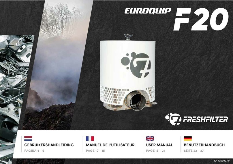 Euroquip FRESHFILTER F20 User manual