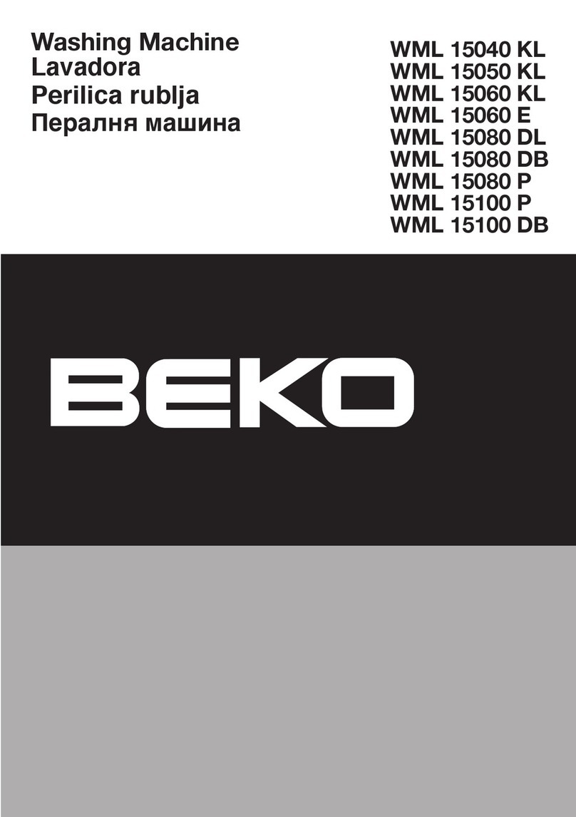 Beko WML 15040 KL User manual