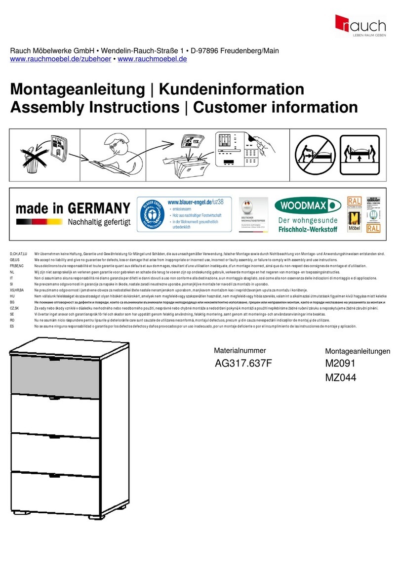 Rauch Tarragona M2091 User manual