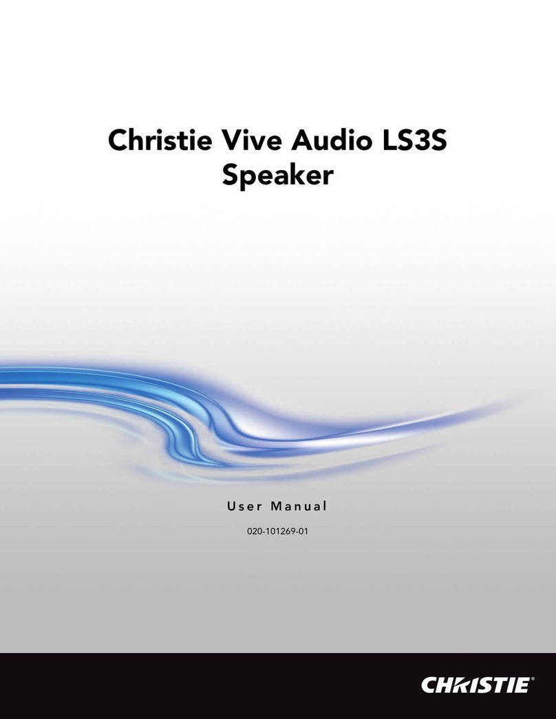 Christie LS3S user manual