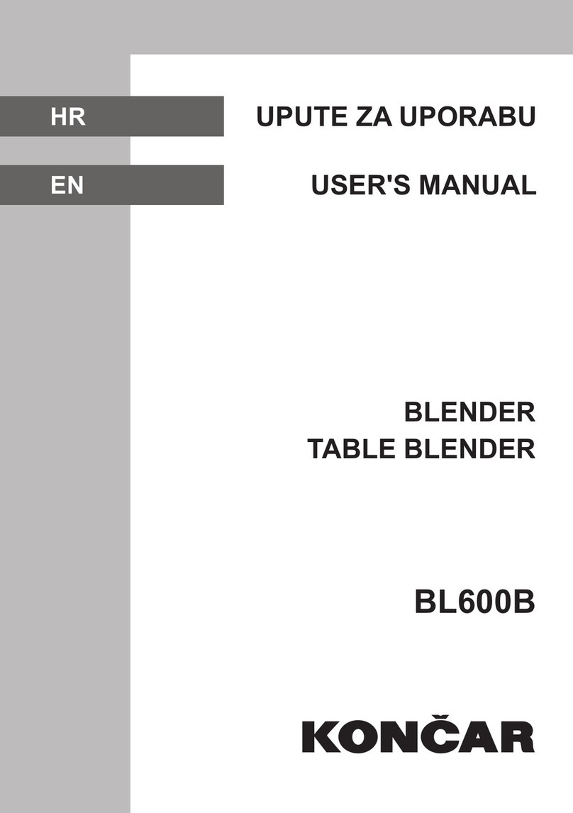 Koncar BL600B user manual