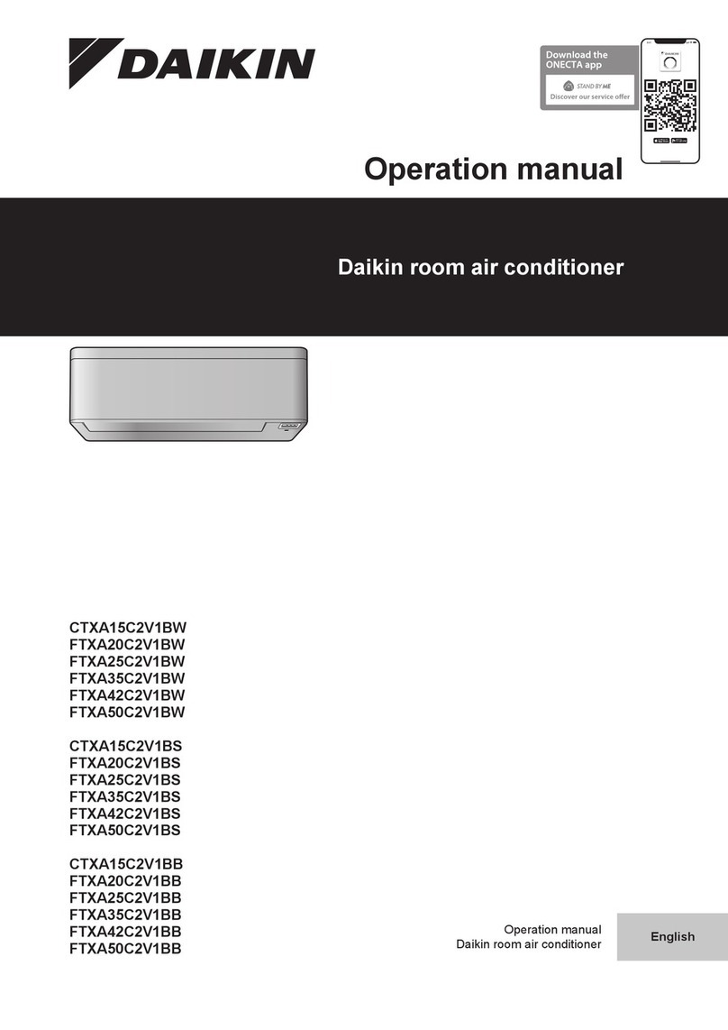 Daikin FTXA35C2V1BW User manual
