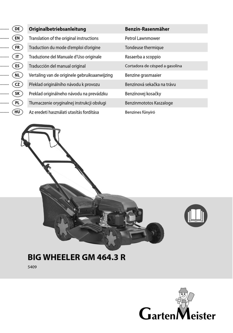 Garten Meister BIG WHEELER GM 464.3 R Translation of the original instructions