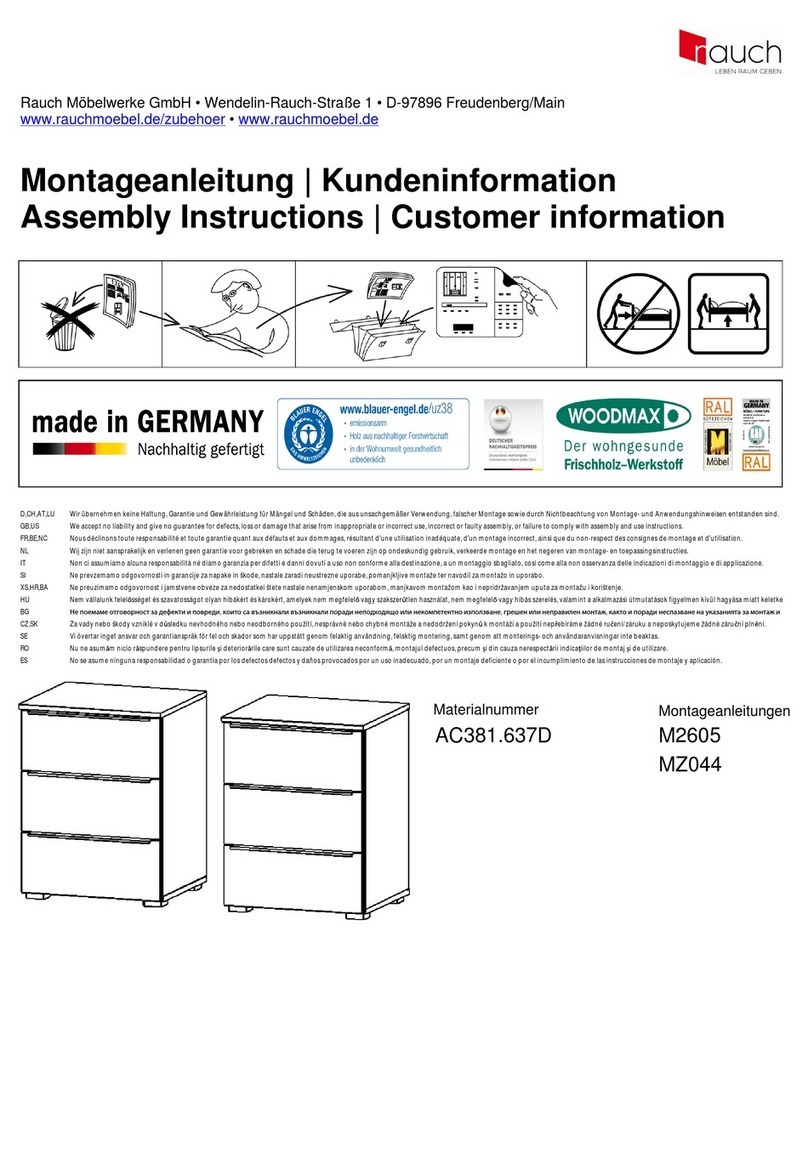 Rauch Monostar M2605 User manual