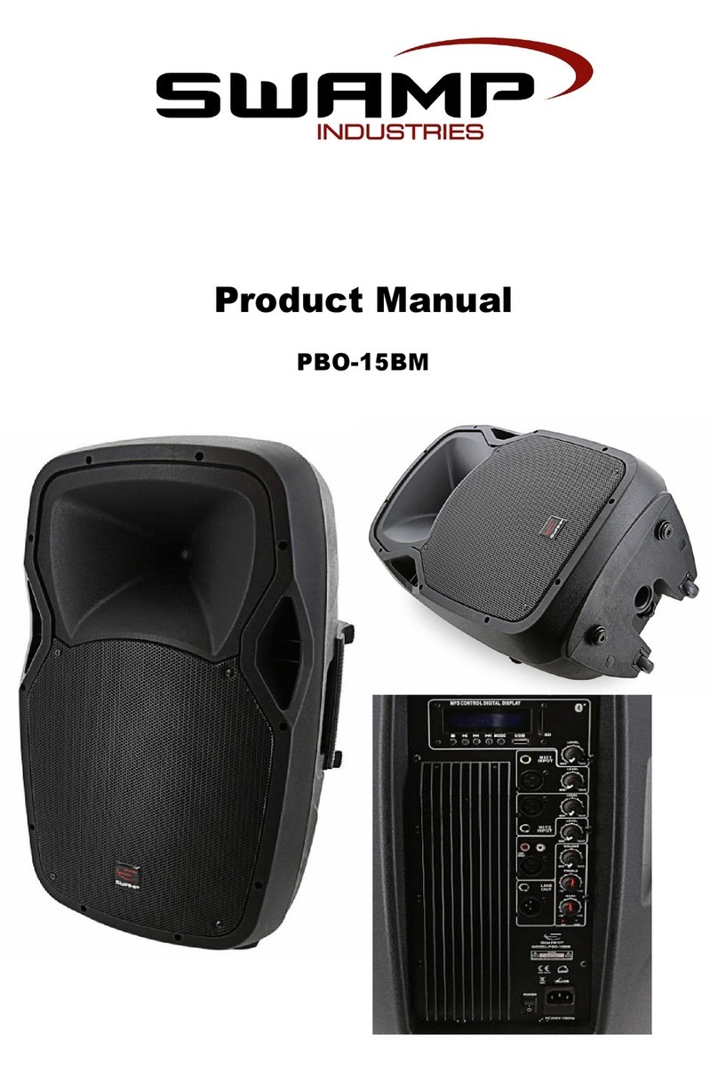 swamp PBO-15BM product manual