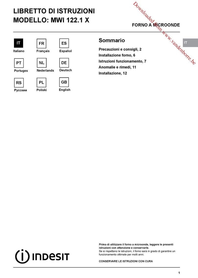 Indesit MWI 122.1 X manual