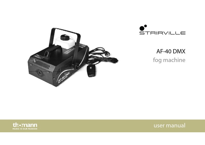 thomann Stairville AF-40 DMX user manual