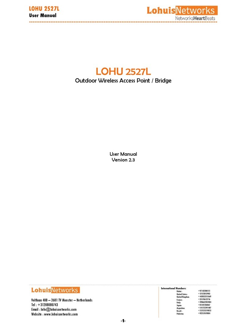 lohuis networks LOHU 2527L user manual