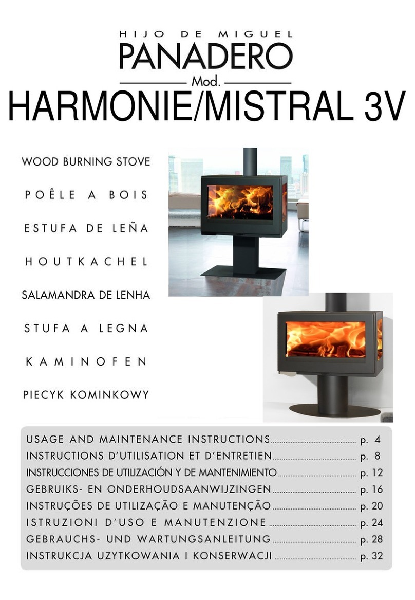 Panadero HARMONIE Usage and maintenance instructions Panadero HARMONIE Usage and maintenance instructions
