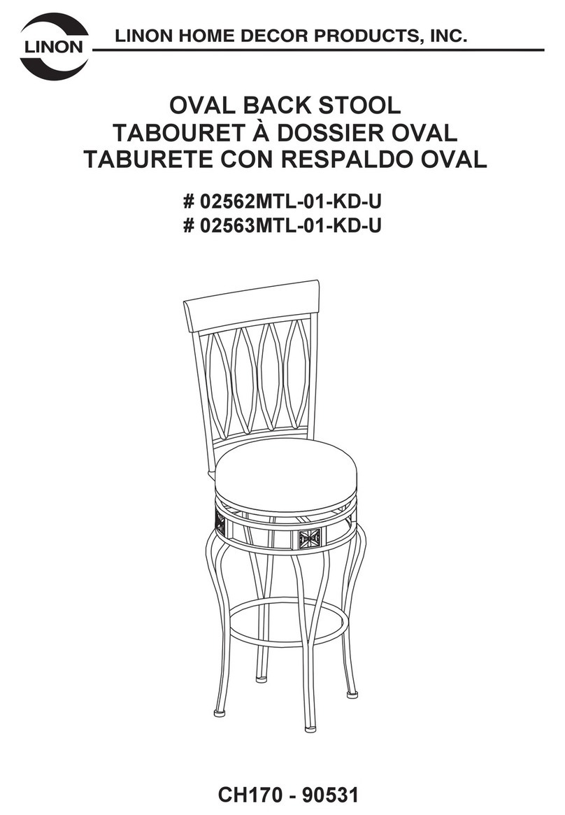 Linon 02562MTL-01-KD-U manual