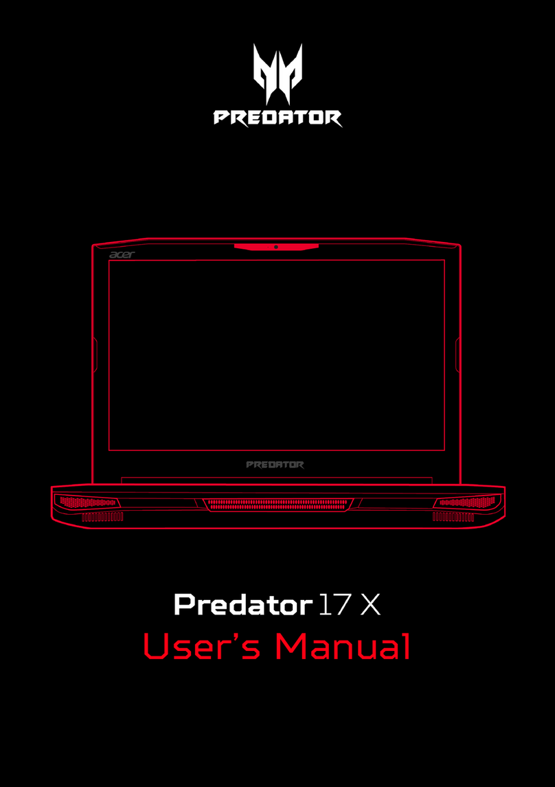 Acer Predator 17 X User manual Acer Predator 17 X User manual