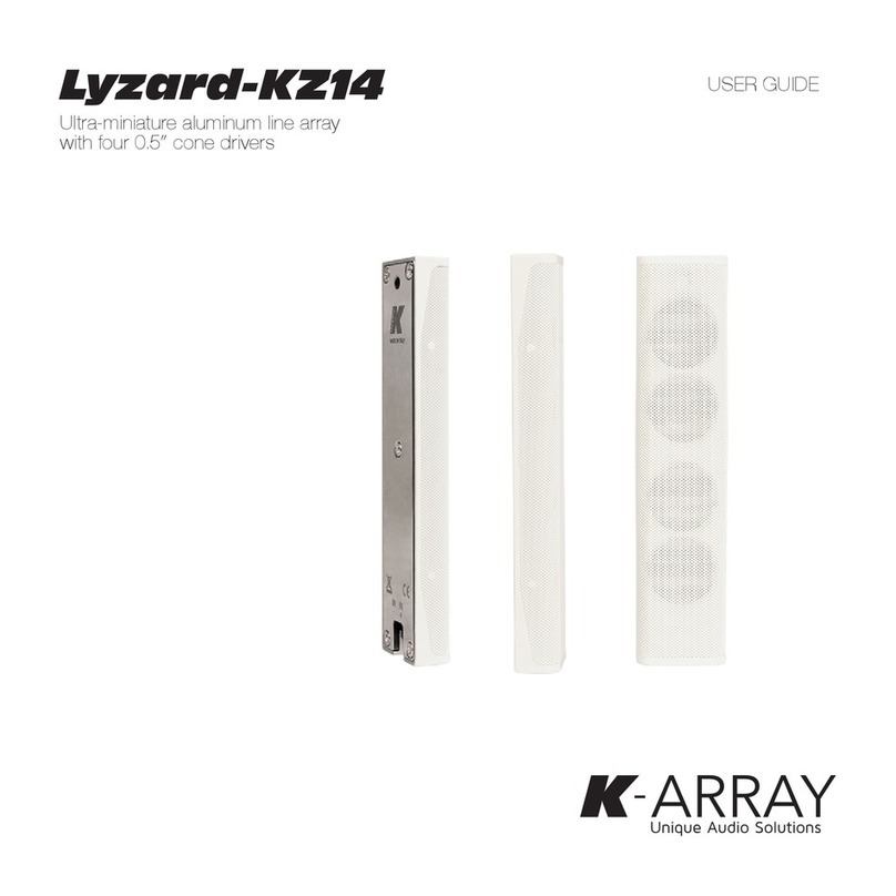 K-array Lyzard-KZ14W User manual
