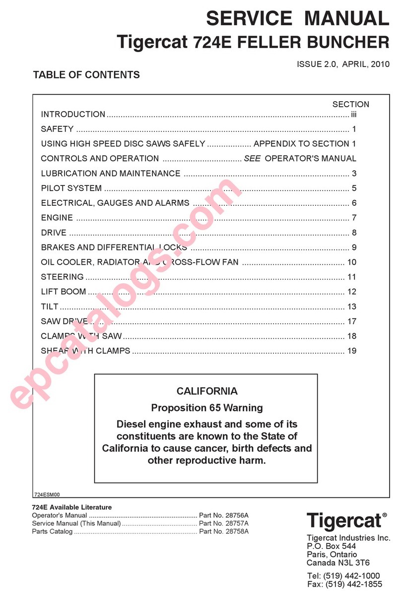 Tigercat 724E Service manual