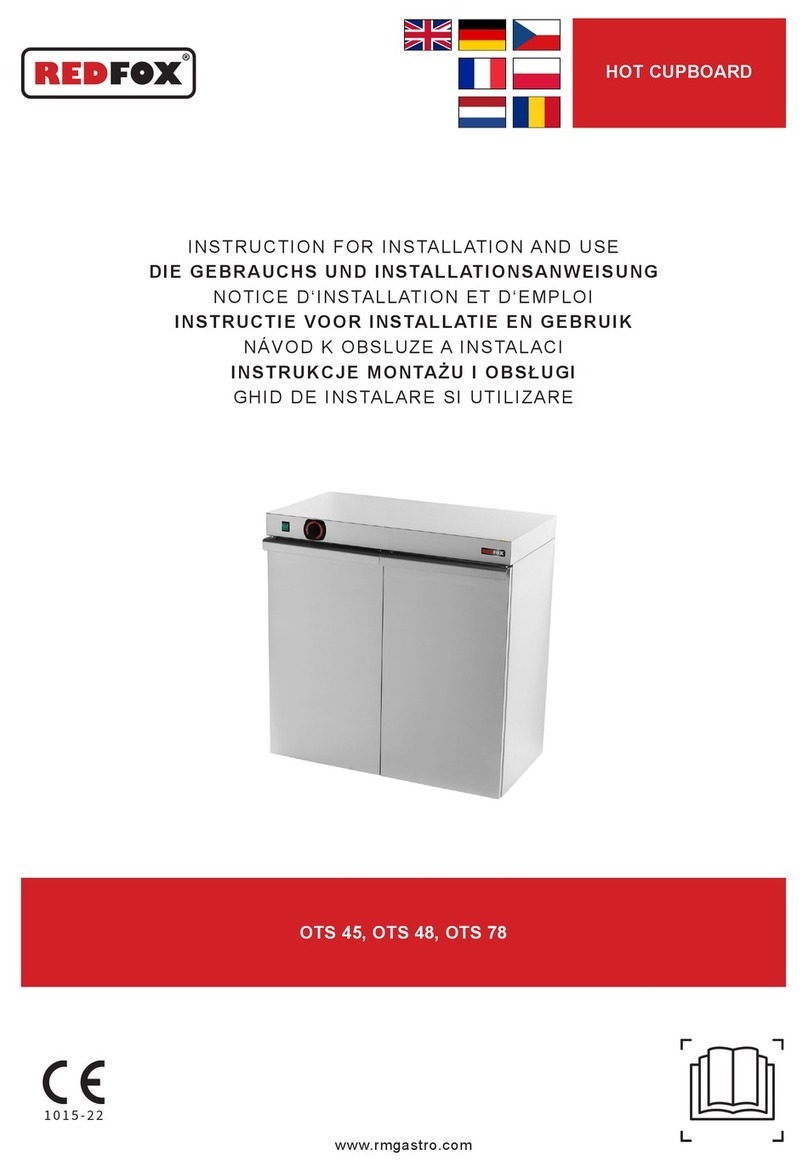 Redfox OTS 45 Instructions for installation and use