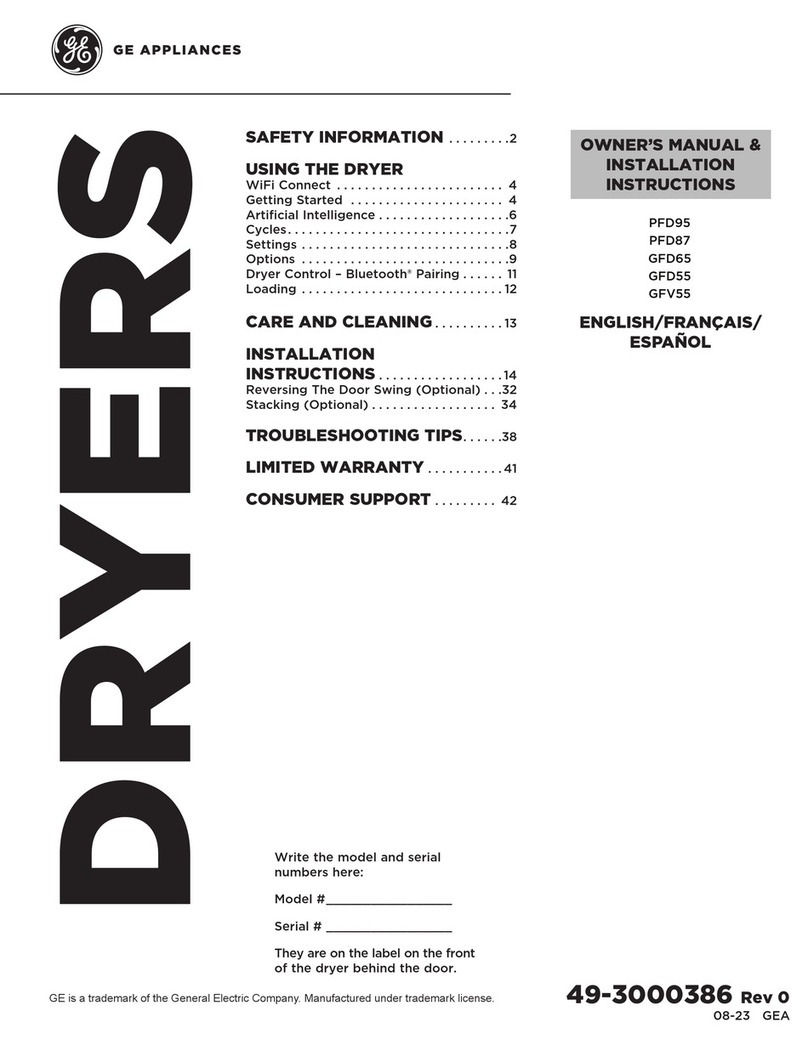 GE PFD87 Original instructions