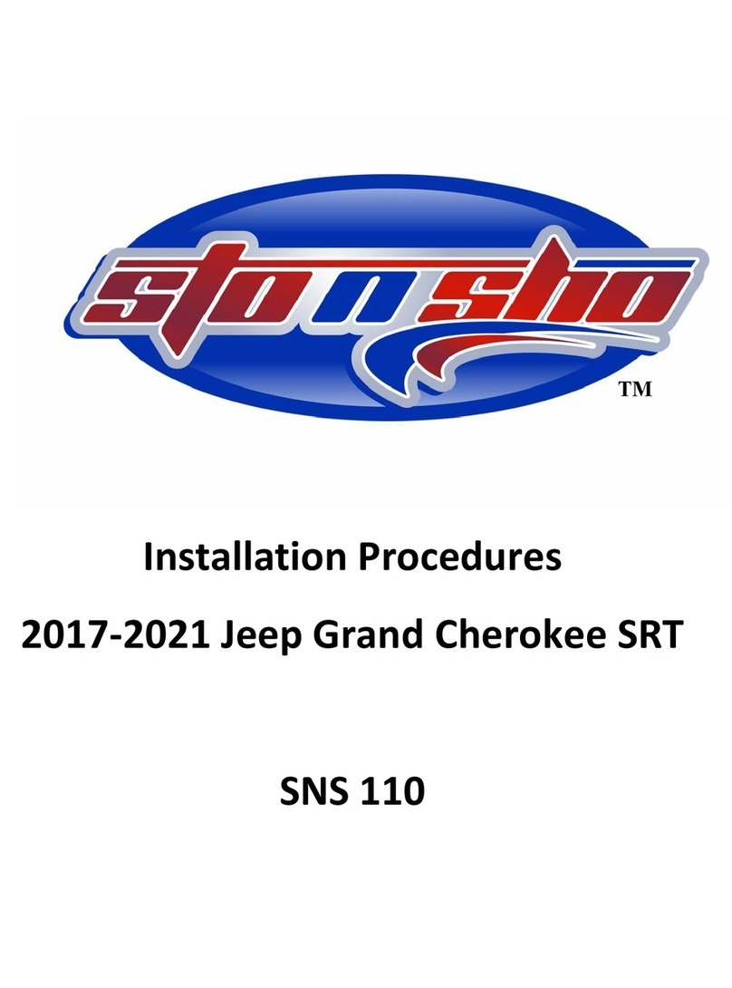 STO N SHO SNS 110 Installation procedures