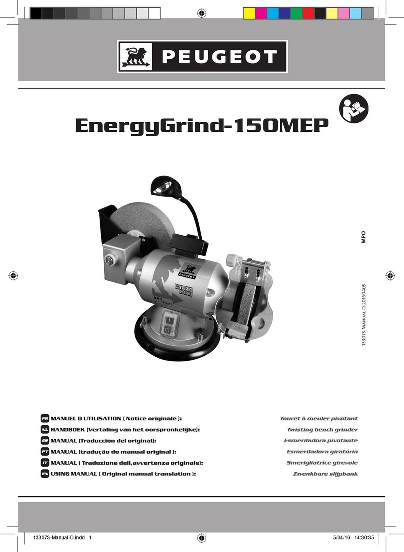 PEUGEOT EnergyGrind-150MEP Original manual translation