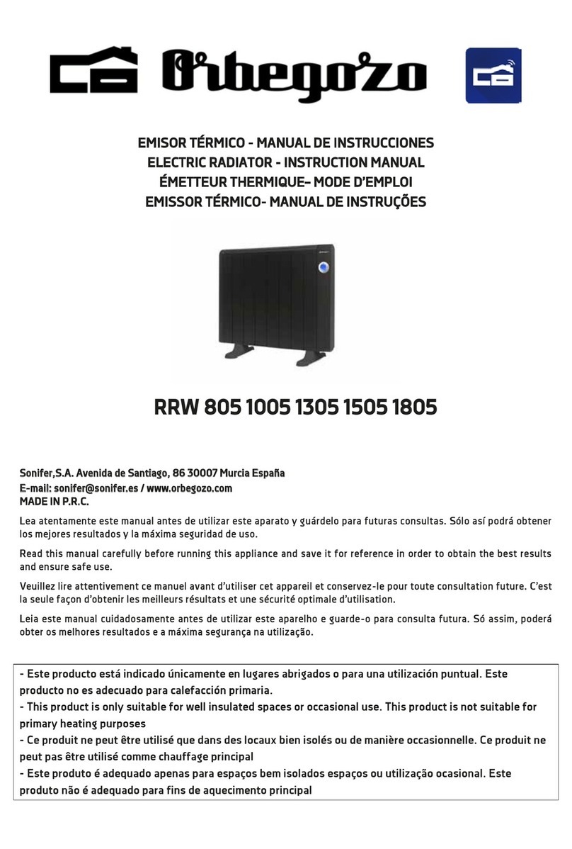 Orbegozo RRW 805 User manual Orbegozo RRW 805 User manual