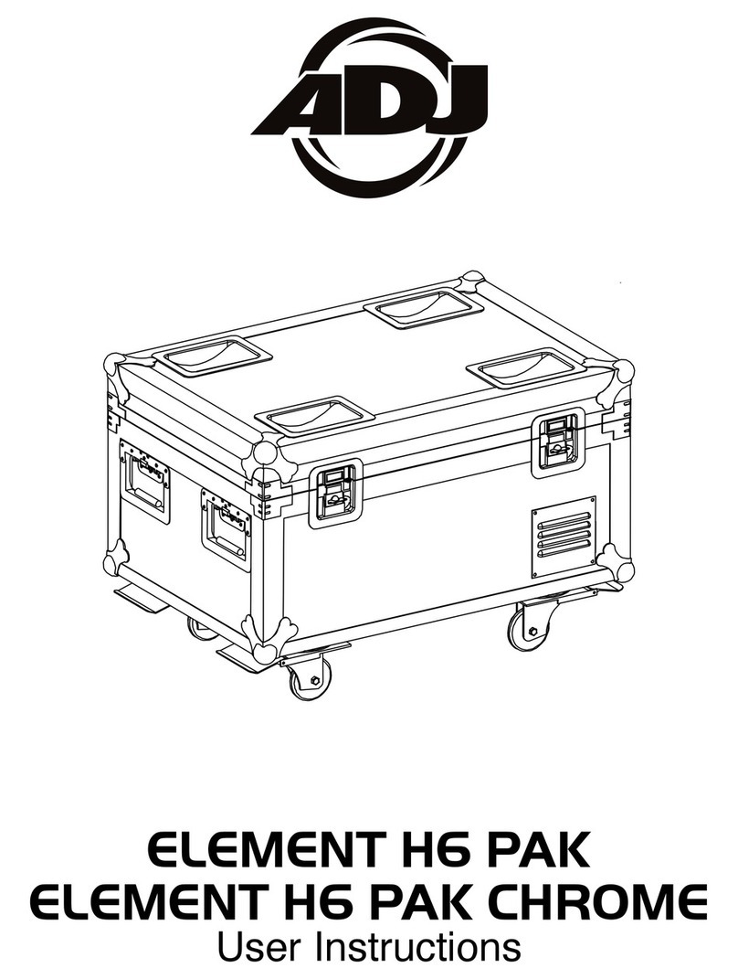 ADJ ELE600 User manual ADJ ELE600 User manual