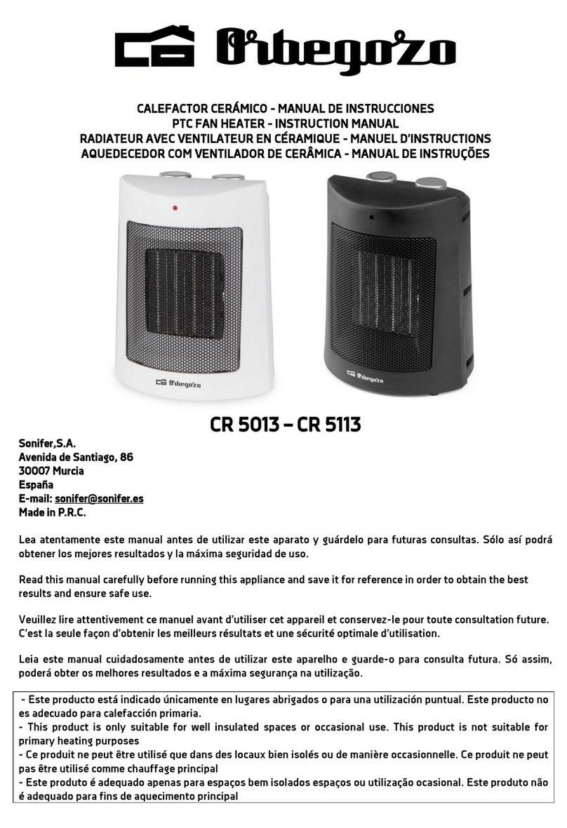 Orbegozo CR 5113 instruction manual Orbegozo CR 5113 instruction manual