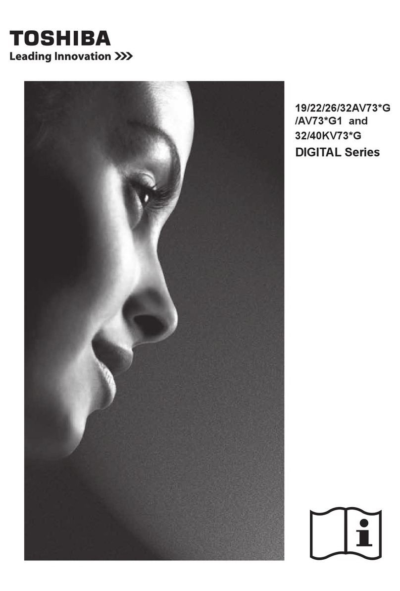 Toshiba 19AV73 G Series User manual
