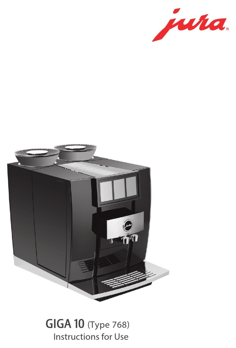 Jura 768 User manual
