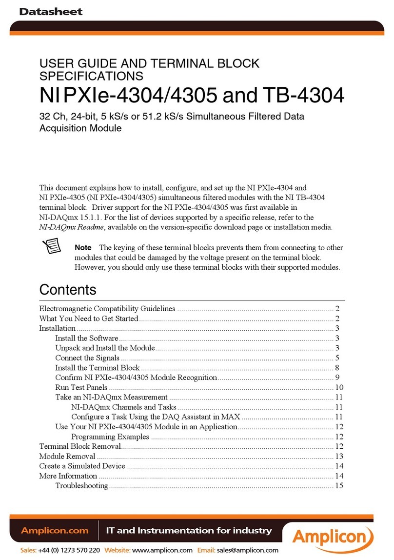 National Instruments NI PXI/e-4000 Series user guide