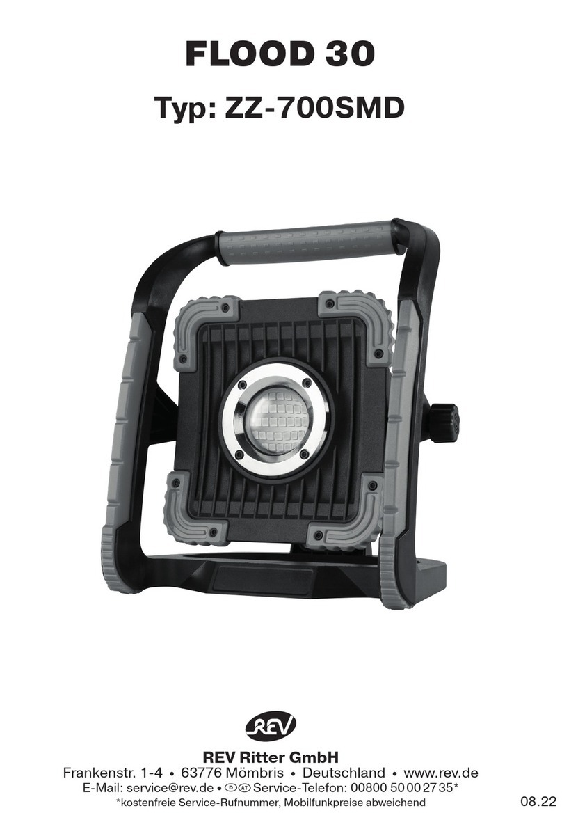 REV Ritter FLOOD 30 manual