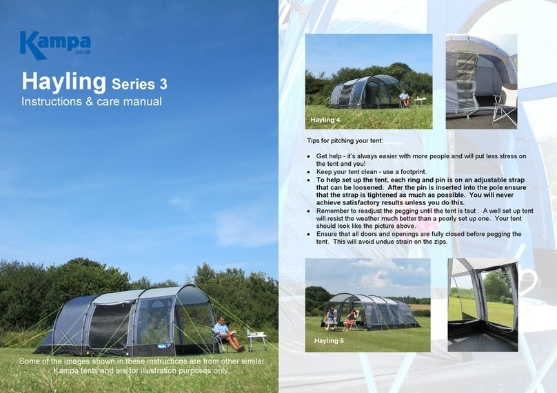 Kampa Hayling 4 Air User manual