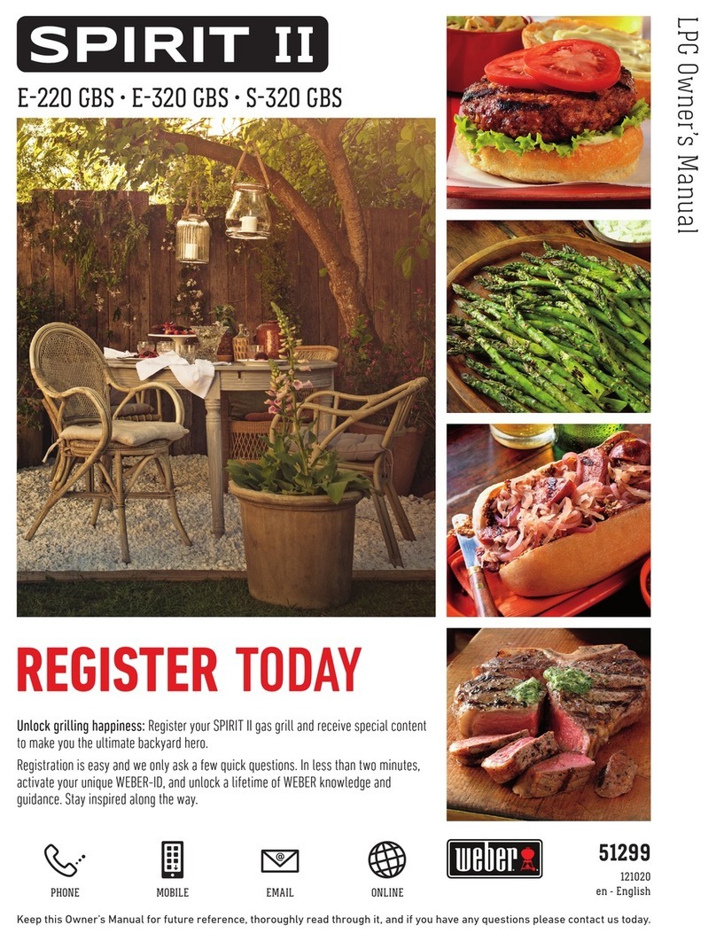 Weber E-220 GBS User manual