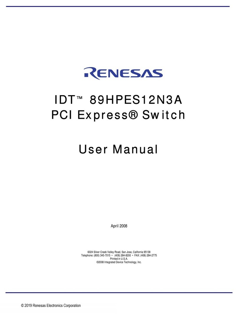 Renesas IDT 89HPES12N3A User manual