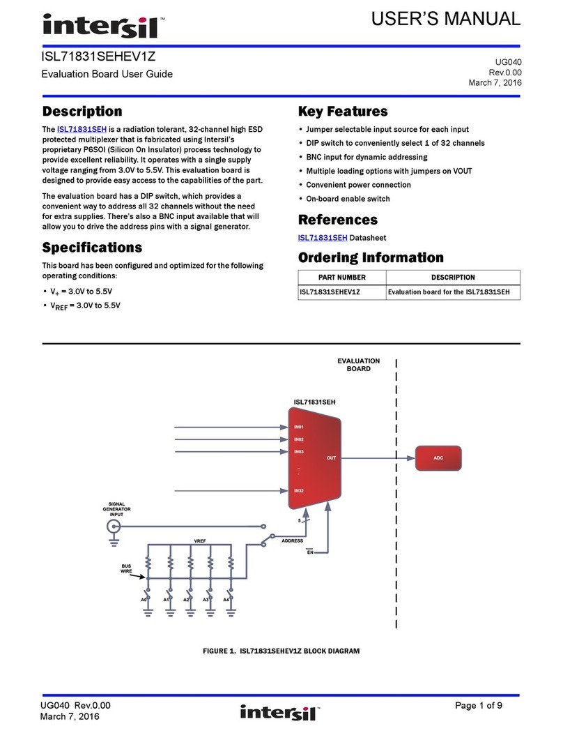 Intersil ISL71831SEH User manual