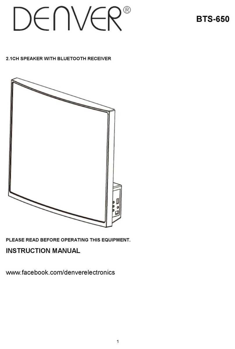 Denver BTS-650WHITE instruction manual