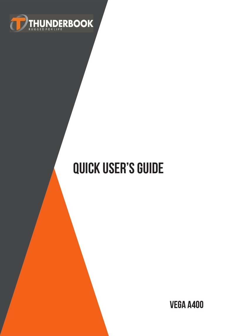 Thunderbook VEGA A400 Quick user guide