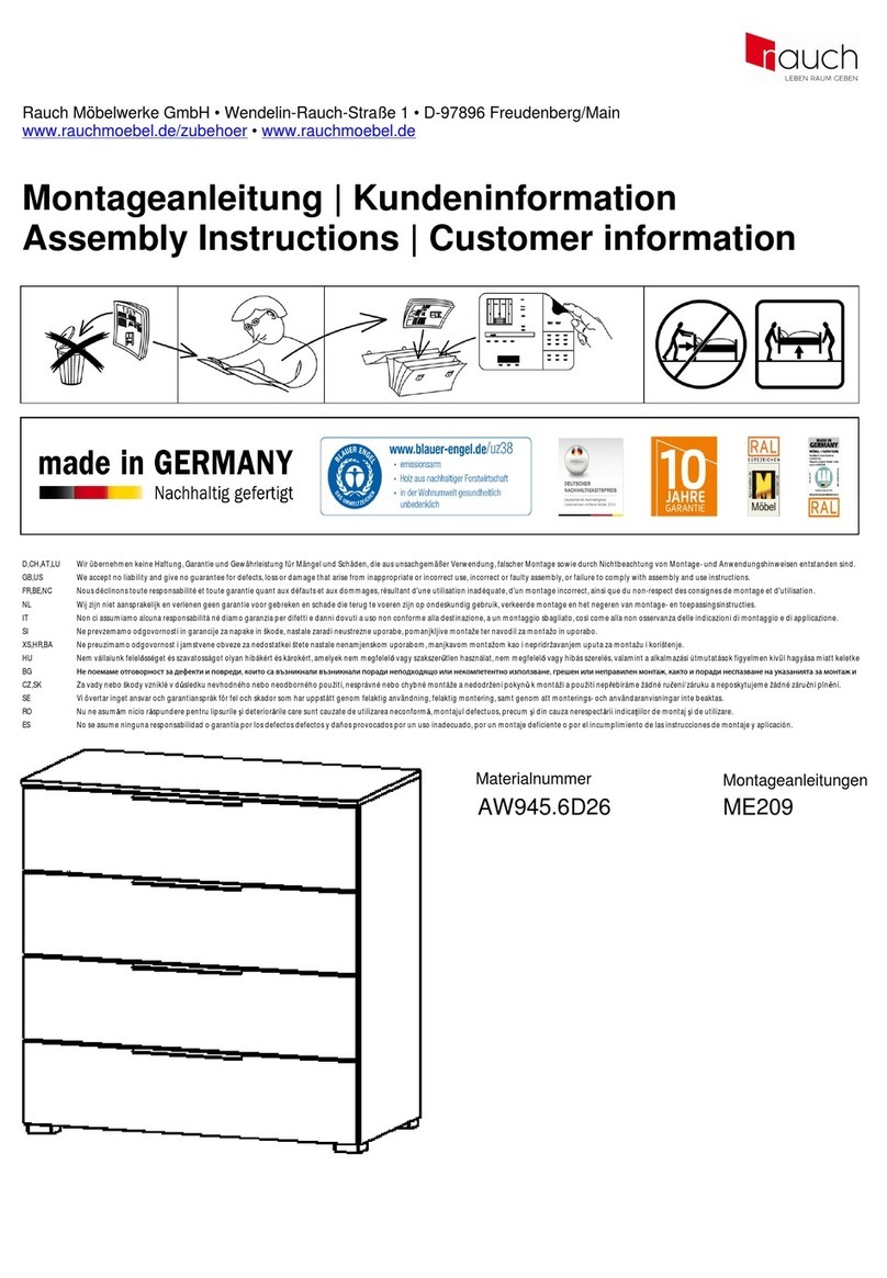 Rauch ME209 Assembly instructions