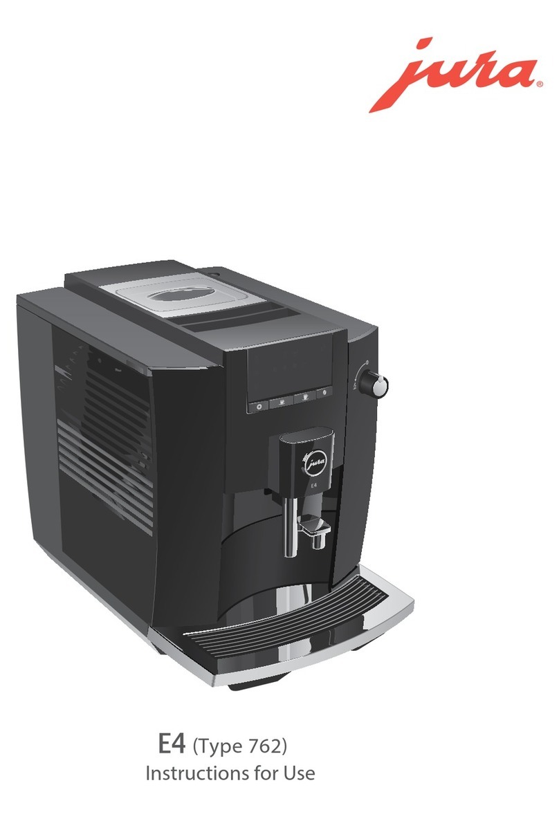 Jura 762 User manual